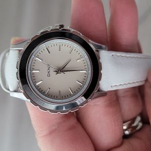 DKNY Black and White Watch
